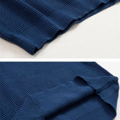 Outer Sweater Waffle Long Sleeved