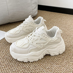 Thick-soled Breathable Single-lined Platform Dad Shoes