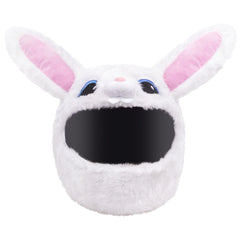 Helmet Protection Headgear Full Helmet Cartoon Plush Panda Frog Puppy Unveiled Helmet Sports Car