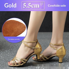 New Style Latin Dance Shoes For Women Square Dancing And Ballroom Dancing