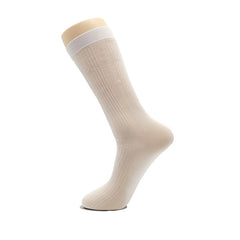 Summer Average Size Solid Color Thin Snagging Resistant Men's Polyester Socks
