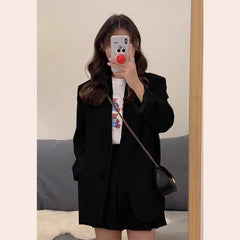 High-End Korean-Style British-Style Khaki Suit Jacket