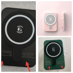Mini-Powerbank mit Schnellladefunktion, magnetisch, kabellos, 5000 mAh, tragbar