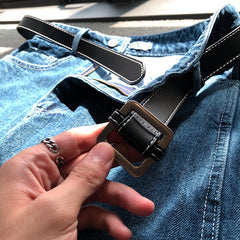 Simple Black Fashion Casual Belt