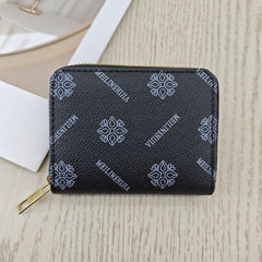 Simple And Stylish Single-zip Multi-cardholder Coin Purse