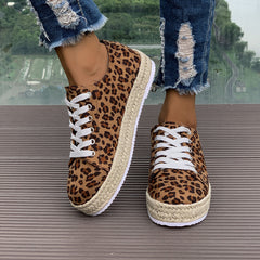 Leopard-print Casual Women's Shoes