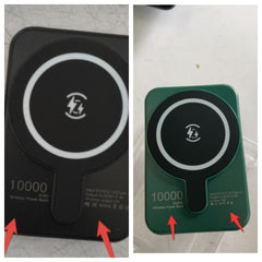 Mini-Powerbank mit Schnellladefunktion, magnetisch, kabellos, 5000 mAh, tragbar