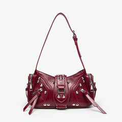 Edgy Y2k-style Single-shoulder Commuter Crossbody Biker Bag