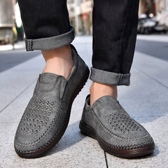 Perforated Breathable Casual Shoes Lightweight For Outdoor Use
