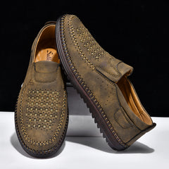 Perforated Breathable Casual Shoes Lightweight For Outdoor Use