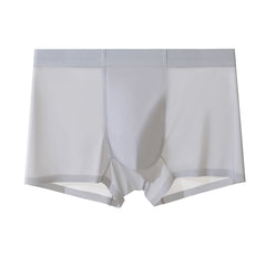 20D Nylon Seamless Quick-drying Boxer Briefs In Ice Silk Fabric