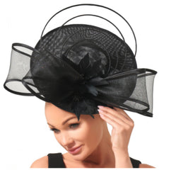Bridal Hair Accessory - Feathered Fascinator for Wedding Banquets Parties and Photo Shoots