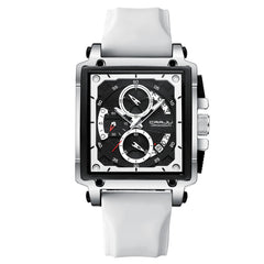 Simple Business Tape Mens Calendar Watch