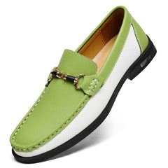 Genuine Leather Moccasins Mens Large Size 47 Casual Shoes