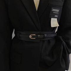 Women's Suit Dress Sweater Coat Belt