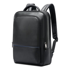 Men's Fashionable Leather Business Commuter Backpack