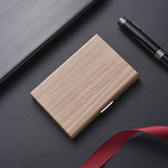 High-end Stainless Steel Cardholder With Map Engraving Designed To Prevent Demagnetization