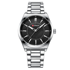 Mens Simple Business Waterproof Bar-Clasp Watch