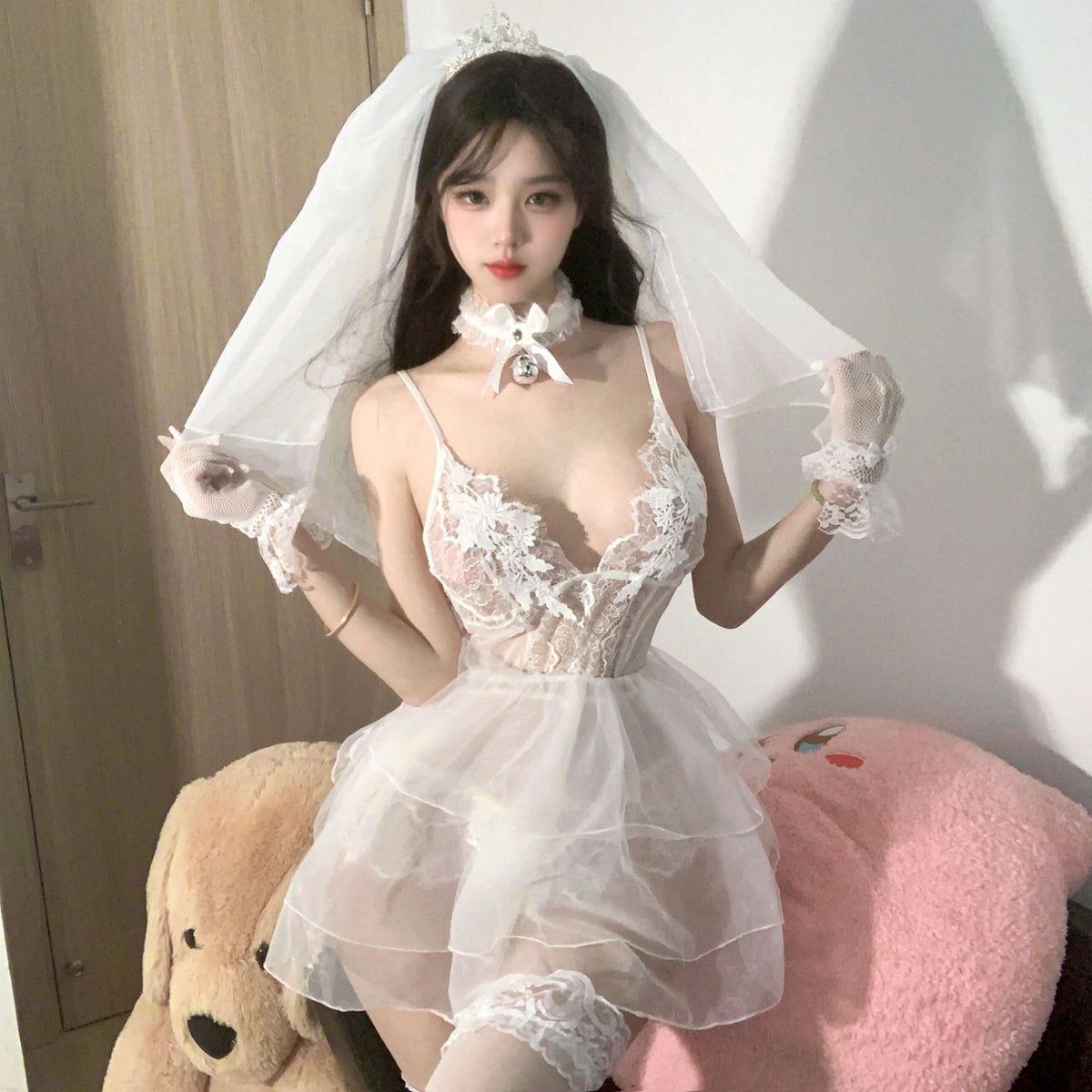 Wedding Lace Bra With Embroidered Meshno Need To Remove Sheer And Sexy With An Alluring Cutout Design