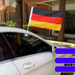 German Car Flag Made Of Polyester Wind-resistant Car Window Decoration