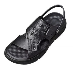 Summer Beach Non-Slip Breathable Thick Soft-Soled Durable Dual-Use Mens Sandals
