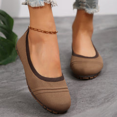 Shallow-toe Mesh Breathable Slip-on Shoes
