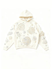 Fashion Casual Printed Polyester Sweater