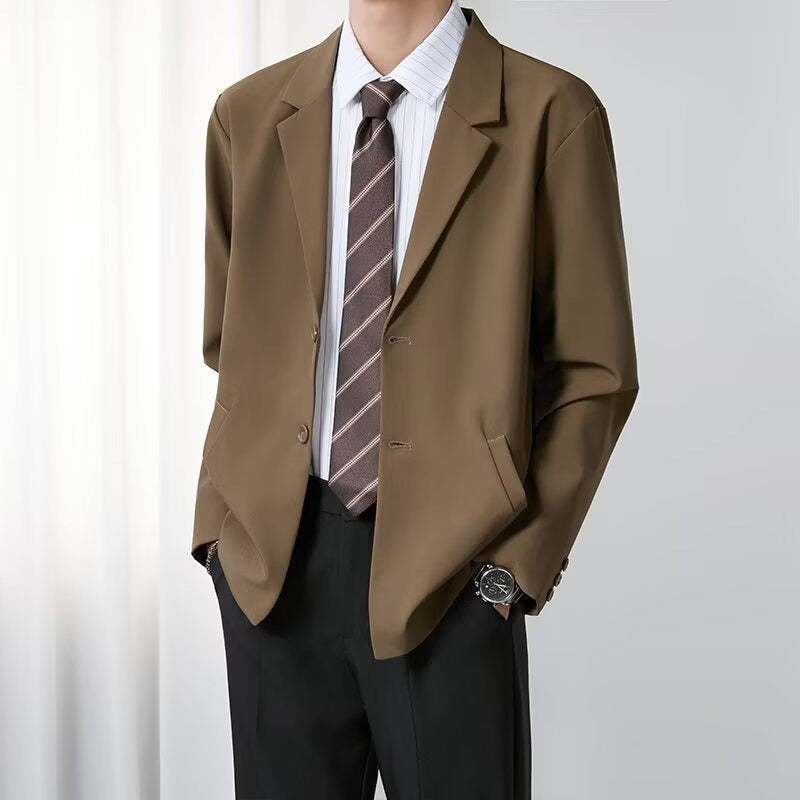Men's Slim-Fit Fashionable Casual Suit Jacket