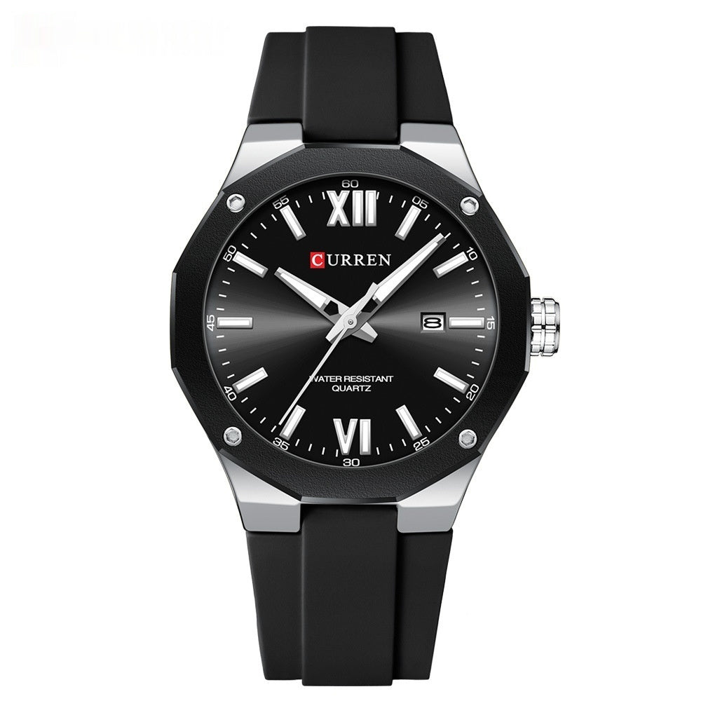 Large-dial Calendar Mens And Couples Watches, Sporty