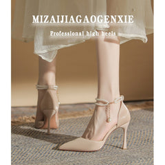 Women's Stiletto Heels With A Pointed Toe