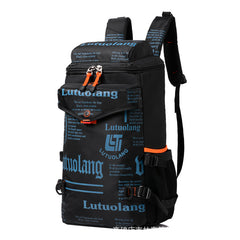 Printed backpack men
