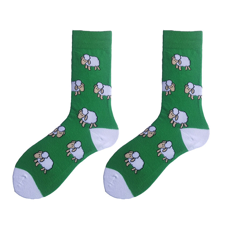 Printed Stockings Breathable Stockings Men's Sports