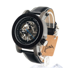 Large dial hollow mechanical watch