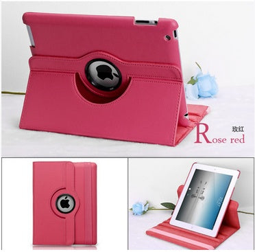 Compatible with Apple, Fashion Leather Case For iPad Air 1 Luxury Cover Flip Stand Protective Case ForiPad Air 1 360 Rotating Case Fundas