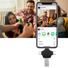 Suitable for Apple type-c Android three-in-one otg adapter connector U disk USB converter wholesale
