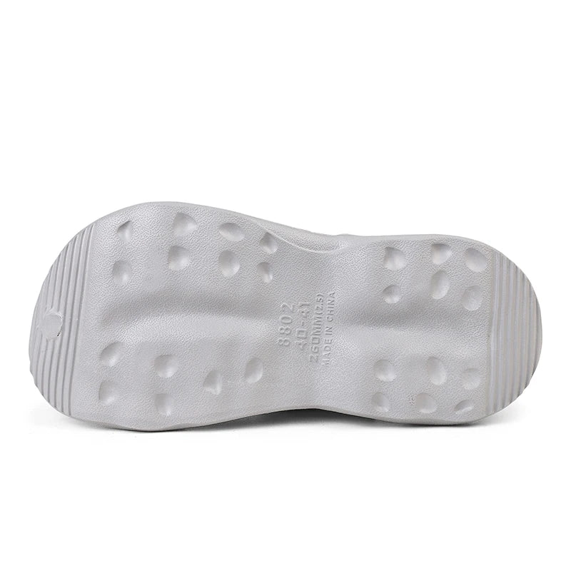 Mens Rubber Sandals Beach Shoes Men Clogs Zuecos Hombre Garden Shoes Summer Fashion Slip on Sandal Casual Breathable
