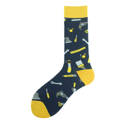 Fashion Casual Creative Printing Men's And Women's Cotton Socks