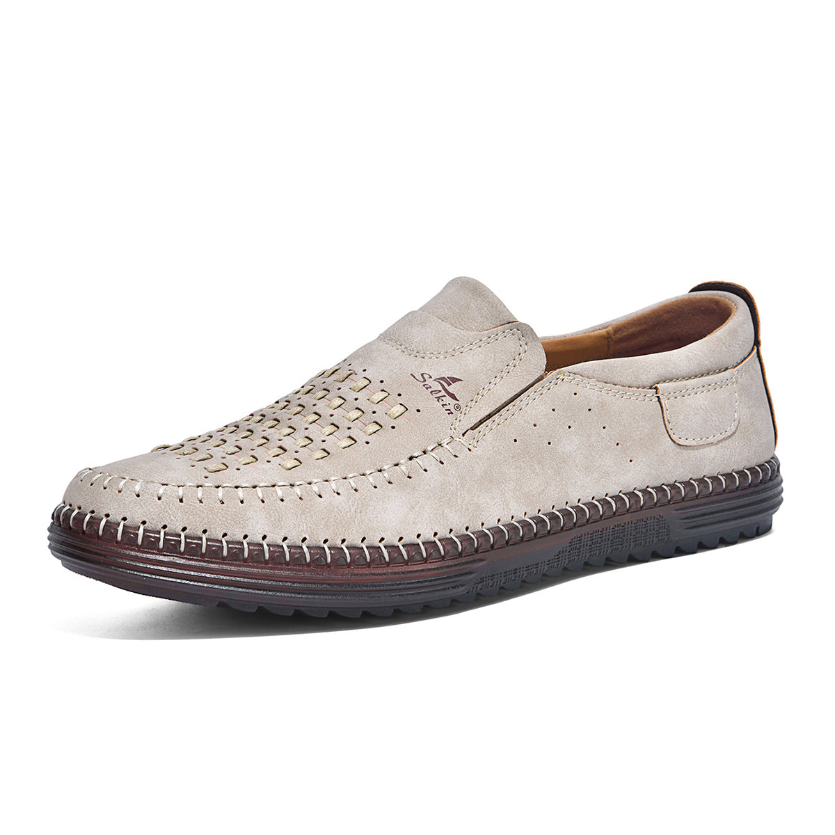 Perforated Breathable Casual Shoes Lightweight For Outdoor Use