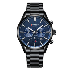 Men's Business Six-Hand Multifunction Quartz Watch