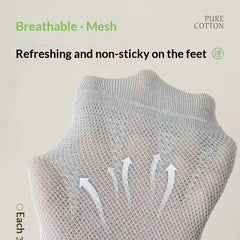 Thin Pure-cotton Deodorizing Mens Ankle Socks