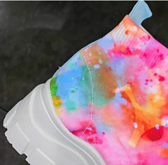 Printed casual mesh shoes
