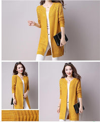 Hollow sweater knit sweater