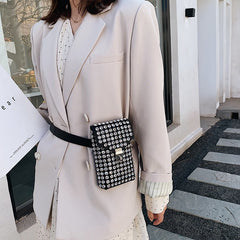 Sac bandoulière ou porté épaule pour femme, style vintage, orné de diamants, mini téléphone