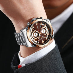 Fashionable Mens Waterproof Business Watch