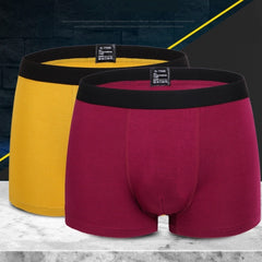 Men's Underwear Summer Boxer Briefs Breathable Four-Corner Style
