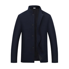 Thickened Mens Outerwear For Fall And Winter Casual Style For Middle-aged Men