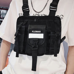 Casual Vest Waist Pack Tactical Chest Bag Backpack