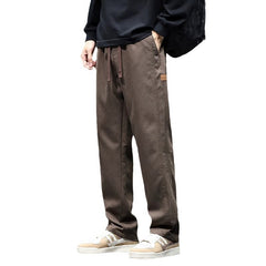 SpringAutumn Men's Casual Loose Straight Leg Trousers
