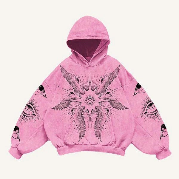 Fashion Casual Printed Polyester Sweater
