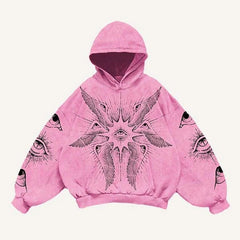 Fashion Casual Printed Polyester Sweater